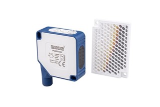 Plastik Reflektörden Yansımalı Röle Çıkışlı 7m LED'li M12*4 Konnektör 50 mm Kare Fotoelektrik Sensör